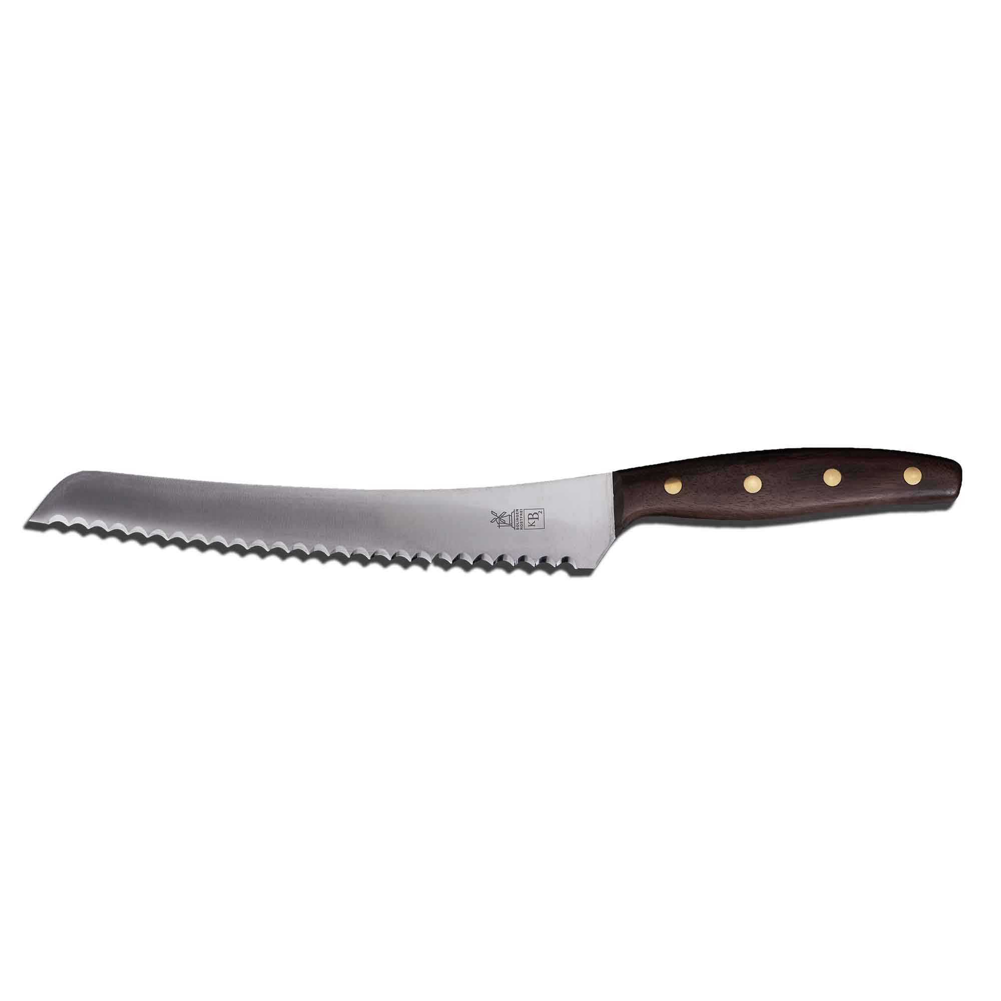 KB2 Brotbeidhänder Brotmesser Walnuss